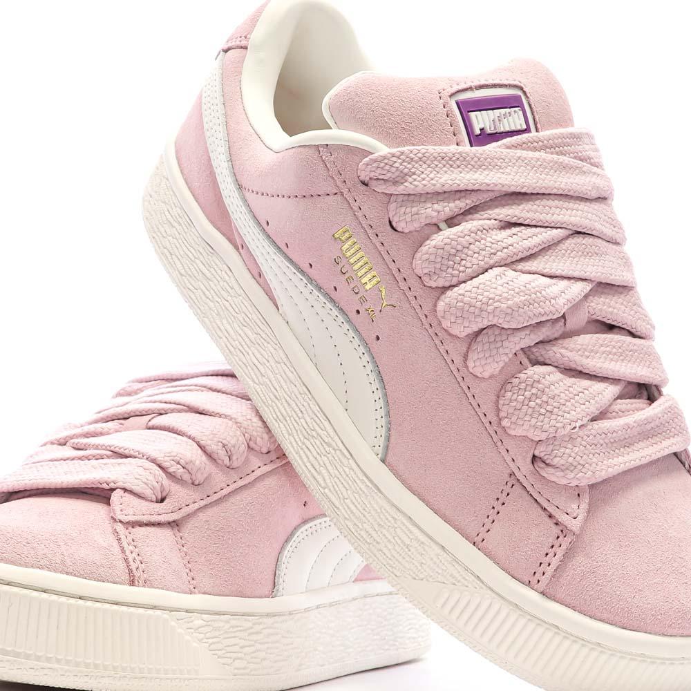 Baskets Roses/Mauves Femme Puma Suede XL vue 7