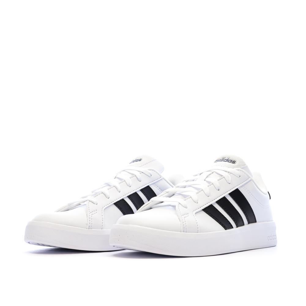Adidas Grand Court 3.0 White/Black Trainers Photo of the Espace des Marques %store% store - view of %key%