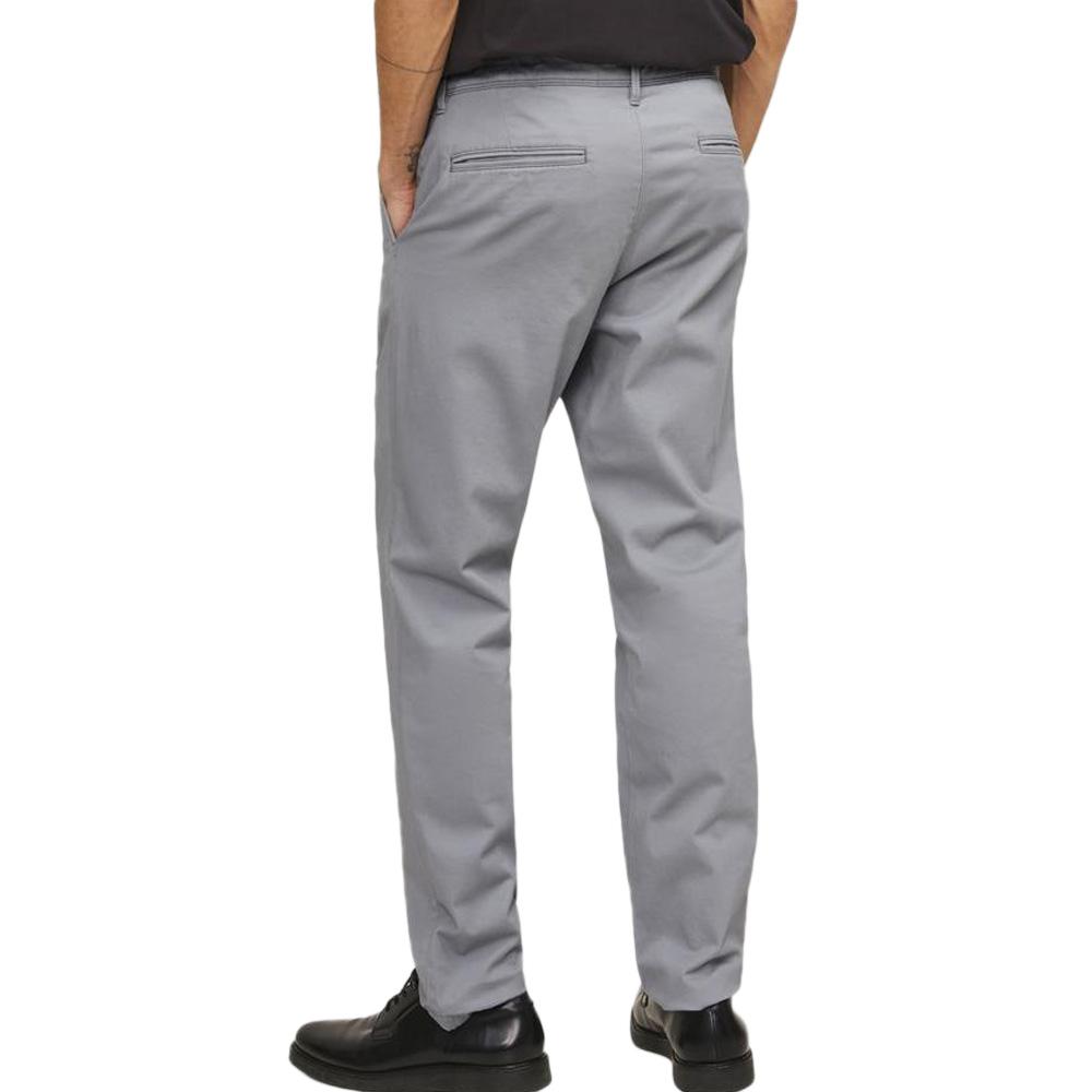 Pantalones Chinos Grises Jack &amp; Jones Barret Hombre ver 2