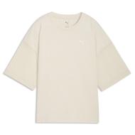 T-Shirt Beige Femme Puma Her pas cher