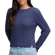 Pull Bleu Femme Superdry Essentials Cable Jumper