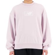 Sudadera Mujer Malva New Balance Essentials French Terry barato