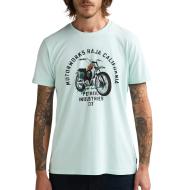 T-Shirt Vert Homme Petrol Industries Classic Print 12