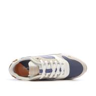 Blaue/weiße Sneaker für Herren von Pepe Jeans, Modell Bexley Light Thames Ansicht 4