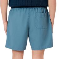 Dunkelblaue Badeshorts von Lacoste für Herren – Längen Ansicht 2