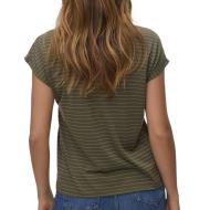 Camiseta caqui para mujer de Vero Moda Balola ver 2