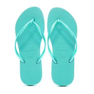 Havaianas Slim 1740 Damen-Flip-Flops in Türkis Ansicht 3
