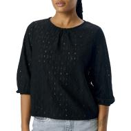 Blouse Brodée Noire Femme Vero Moda Aila
