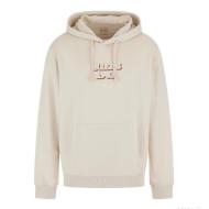 Sudadera con capucha Guess Embro Crudo Hombre