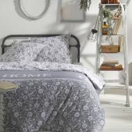 Juego de cama de algodón liso CHARME Gris Today 220x240 barato