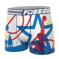 Boxer Weiß/Blau Mann Freegun Basketball günstig