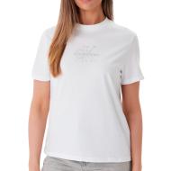 Weißes Damen-T-Shirt Calvin Klein Jeans SS Classic