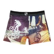 Boxer estampado púrpura/amarillo para hombre Freegun NIN ver 2