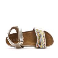 Girl's gold and pearl sandals Mod8 Mo Charlene Photo of the Espace des Marques %store% store - view of %key%