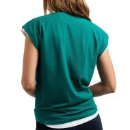 Camiseta verde de mujer Pepe Jeans Blooma ver 2