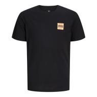Camiseta negra para niño Jack & Jones Brandy