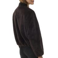 Veste Fausse Fourrure Marron Femme Vero Moda Jaliga vue 2