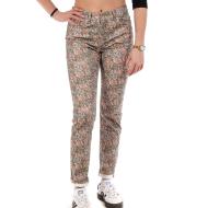 Women's slim fit jeans green/orange Kaporal CAMIE