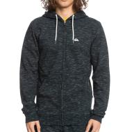 Sudadera con cremallera negra para hombre Quiksilver Bayrise