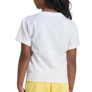 Adidas Trefoil Girls White/Black T-Shirt Photo of the Espace des Marques %store% store - view of %key%