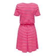 Rosa gestreiftes Kleid für Frauen ONLY 15320317 Ansicht 2