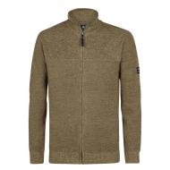 Men's Beige Zipped Sweatshirt Petrol Industries Collar affordable