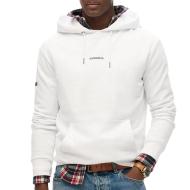Weißer Herren Superdry Plain Hood0 Kapuzenpullover günstig