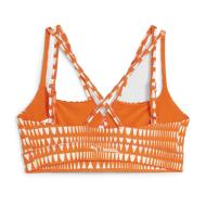 Sujetador naranja para mujer Puma Lemlem Impact ver 2