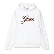 Guess Sudadera con capucha blanca para hombre Beautiful barato