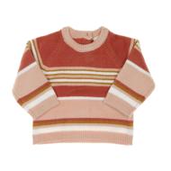 Girls' pink striped jumper EOM Koray affordable