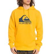 Gelbes Quiksilver Biglogohood-Sweatshirt für Herren