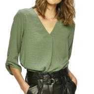 Khaki Bluse Frau JDY DIVYA