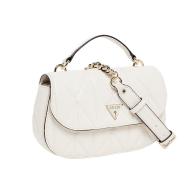 Bolso bandolera blanco para mujer Guess Aldina ver 3