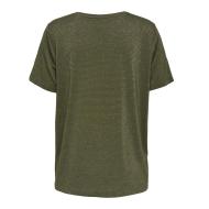 Camiseta Only Harly Khaki para mujer ver 2