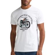 T-Shirt Blanc Homme Petrol Industries Classic Print pas cher