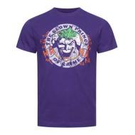 Men’s Purple DC Comics T-shirt with Smile Emblem affordable