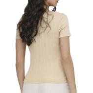 T-Shirt Beige Femme JDY Salsa vue 2