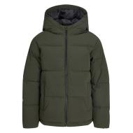 Doudoune à capuche junior kaki Jack & Jones Galaxy Puffer vue 2