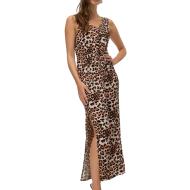 Langes Kleid Schwarz/Weiß/Braun Frau Vero Moda 10286770