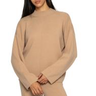 Sweat Beige Femme Soul Studio Knitwear pas cher
