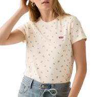 T-Shirt Écru Femme Levi's Perfect 1