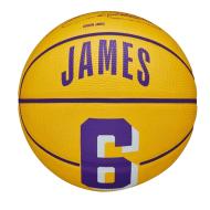 Ballon de Basketball Jaune Wilson Lebron James pas cher
