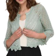 Women's green cardiganJDY Sun 3/4 Cropped