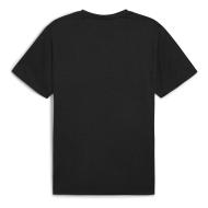 Camiseta negra para hombre de Puma Essentials ver 2