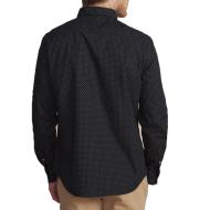 Camisa negra de lunares para hombre TBS WALIDCHE ver 2