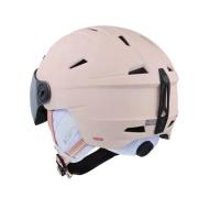 Casque de Ski Rose Femme Cairn Electron Visor vue 2