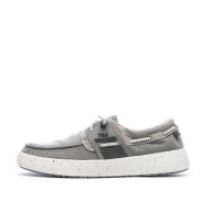 Grey boat shoes Men TBS Bateau Canvas