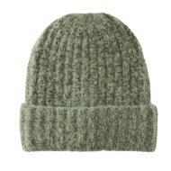 Bonnet Vert Femme Pieces Structured