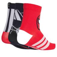 X3 Pares de Calcetines Rojos Spider-Man para Niños Adidas Performance Marvel ver 2