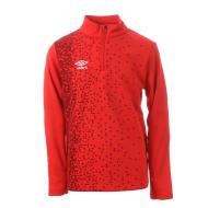 Children's 1/2 zip sweatshirt Red Umbro 570330 affordable